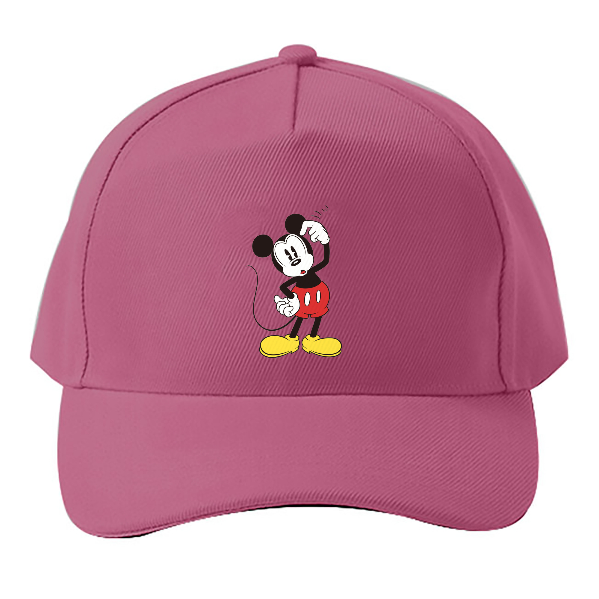 （画像用） ミッキーマウス Mickey Mouse ベースボールキャップ 綿100％ 男女兼用 帽子 スポーツ